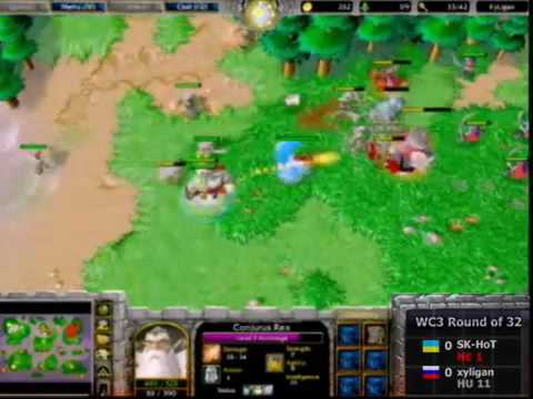 2006 Grand Final cyberspace 2  Warcraft III match: HoT(UKR) vs xyligan(RUS) 1set_high