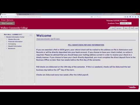 How to Register for Classes Online Using myWCC
