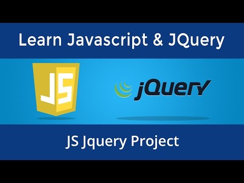 JavaScript \u0026 jQuery Course | JavaScript and jQuery from Scratch - JS Jquery Project