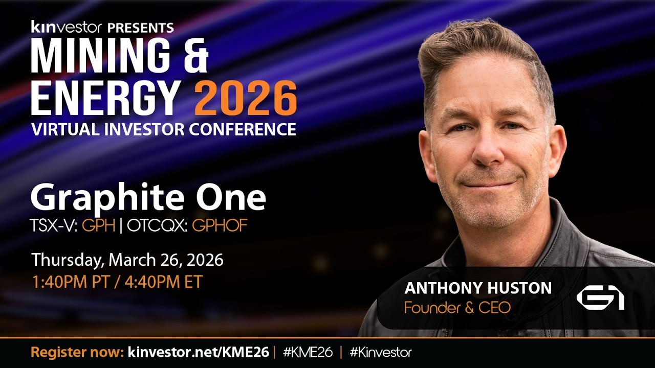 Graphite One Presenting at the Kinvestor Mining & Energy 2026 Virtual Investor Conference