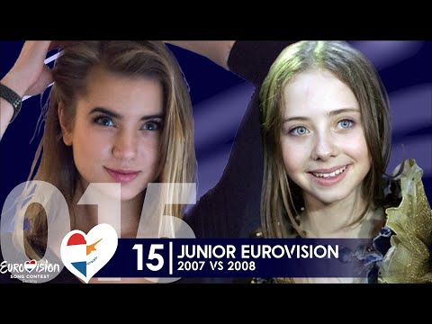Junior Eurovision 2007 vs 2008