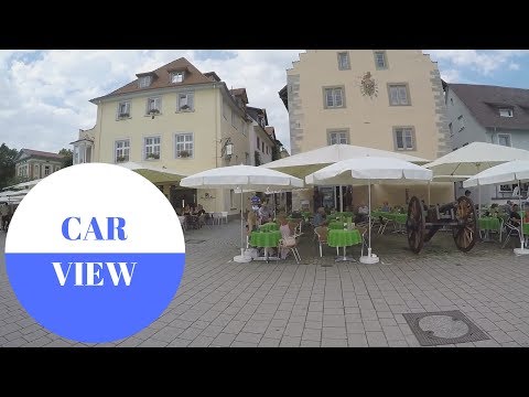 CAR VIEW: Von Überlingen bis nach Stetten am Bodensee in GERMANY
