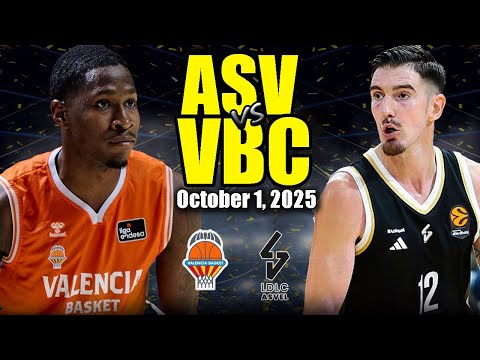 Valencia Basket vs LDLC ASVEL Villeurbanne Full Game Highlights - September 30, 2025 | EuroLeague