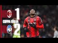 Leão scores in Coppa Italia defeat | AC Milan 1-2 Atalanta | Highlights | 2023/24