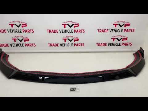 Fits Mercedes CLA-Class W117 C117 2016-2019 Front Lip Splitter Spoiler CLA 45 Sport Gloss Black video