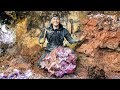 Found Rare $50,000 Amethyst Crystal While Digging at a Private Mine! (Unbelievable Find)