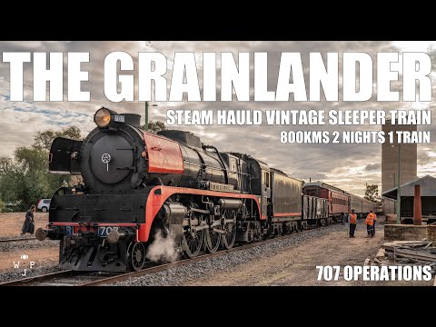 THE GRAINLANDER - STEAM HAULED VINTAGE OVERNIGHT TRAIN