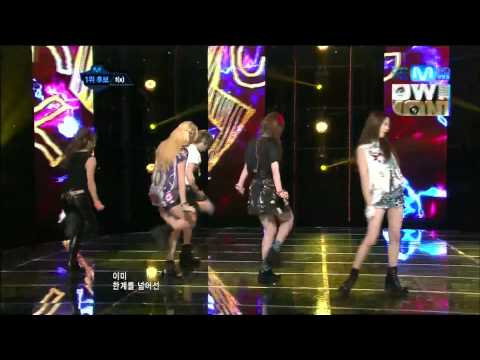 120705 Mnet M!CountDown f(x) - Electric Shock