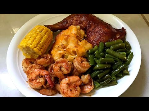 Oven Baked Orange Chicken Recipe || Macaroni & Cheese Recipe  || Garlic Shrimp Recipe