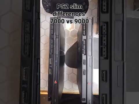 PS2 slim models, what's different? (7000 vrs 9000)