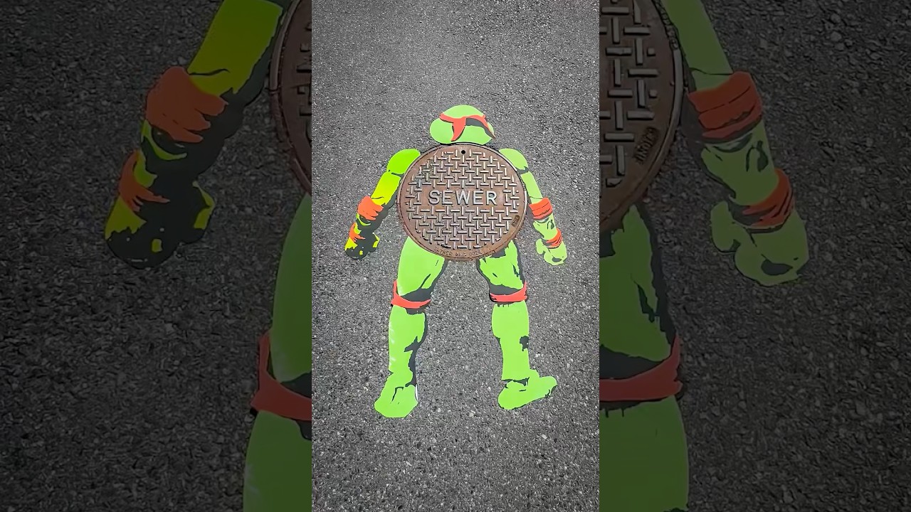 Turning random objects into movie posters #funny #art #movie