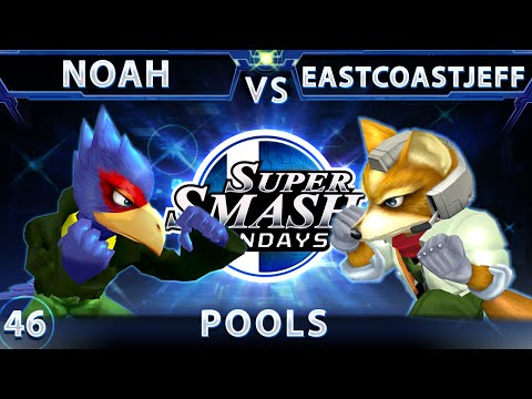 SSS 46 - Noah (Falco) Vs. EastCoastJeff (Fox) SSBM Pools - Smash Melee