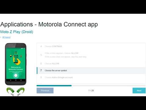 ☑️ Moto Z Play Motorola Connect App