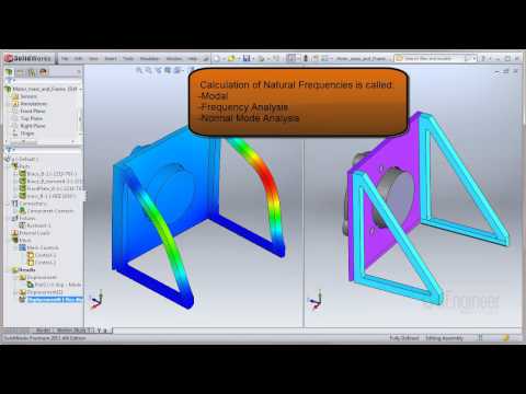 SOLIDWORKS Quick Tip - Natural Frequencies, Mode Shapes, and Vibration Tutorial