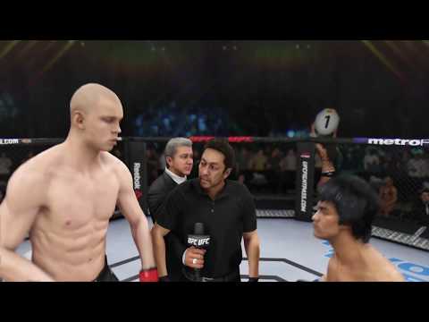 Bruce Lee vs. Stefan Struve (EA Sports UFC 3) - CPU vs. CPU - Crazy UFC 👊🤪