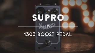 Video thumbnail for Supro 1303 Boost Pedal | Reverb Demo Video by Reverb