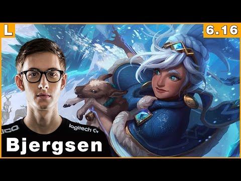 TSM Bjergsen vs C9 Jensen - Taliyah vs Ekko - Mid - Season 6 - Patch 6.16 - Challenger  - Replay