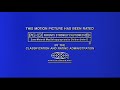 Valhalla Motion Pictures MPAA Rating Card 2003