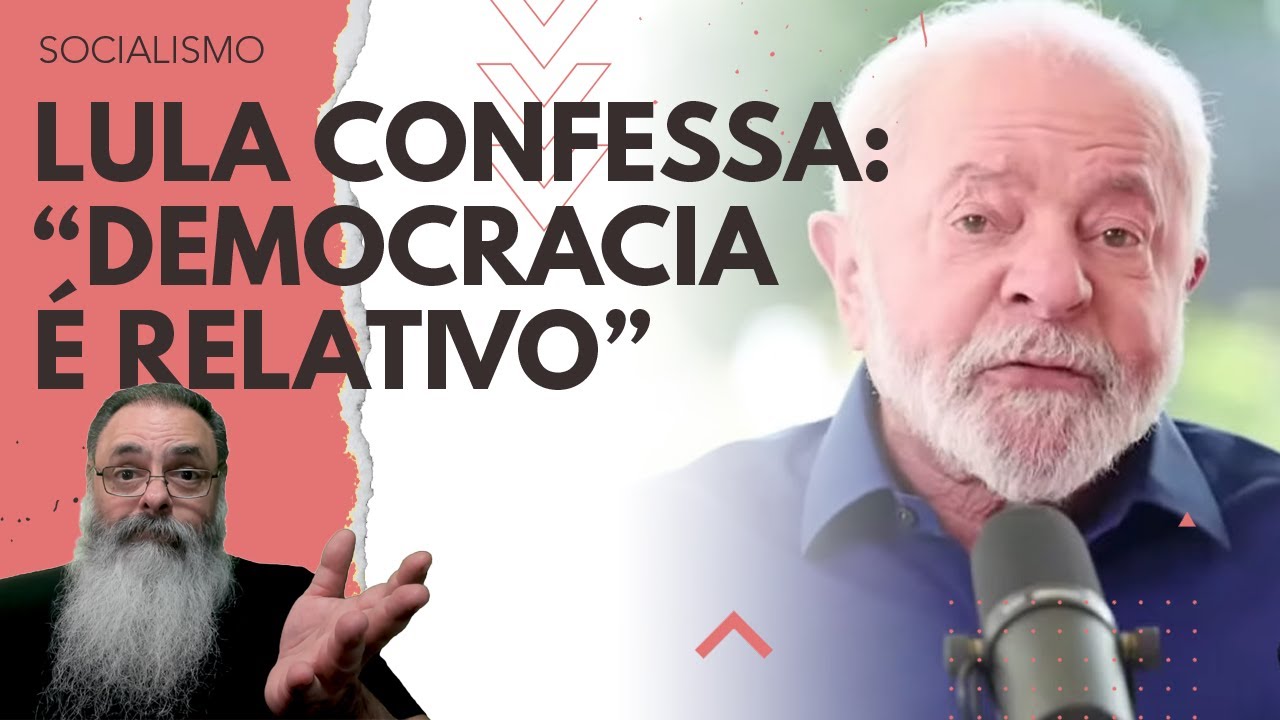 LULA escancara visão UTILITÁRIA: "DEMOCRACIA é RELATIVO", "EU gosto porque ME LEVOU AO PODER"