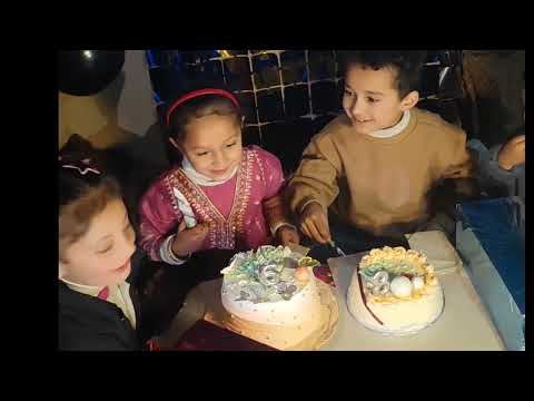 Happy birthday Hadi and Hareem ‖ GB baker ka cake 