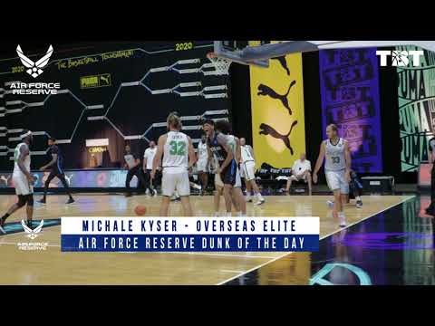 Air Force Reserve Dunk of the Day: Michale Kyser - Overseas Elite