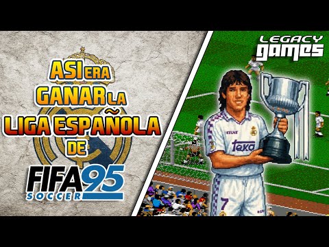 🏆⚪ASI era GANAR la LIGA ESPAÑOLA con el REAL MADRID |  FIFA 95 ⚪🏆