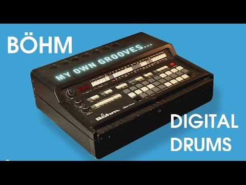 BÖHM DIGITAL DRUMS Vintage Drum Machine/Analog Accompaniment 1983 | HD DEMO