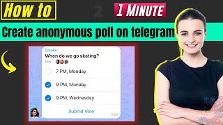 How to create anonymous poll on telegram 2024
