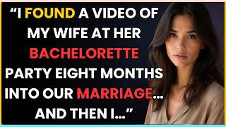 “I FOUND A VIDEO OF MY WIFE AT HER BACHELORETTE PARTY EIGHT MONTHS INTO OUR MARRIAGE… AND THEN I…”