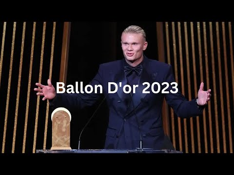 Ballon D'or 2023 - Erling Haaland Wins Striker of the Year (Gerd Müller Trophy)