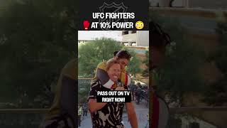 Taking a punch from a UFC FIGHTER?! ????