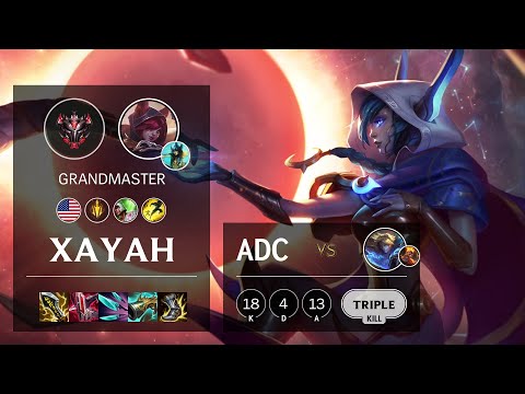 Xayah ADC vs Ezreal - NA Grandmaster Patch 10.23