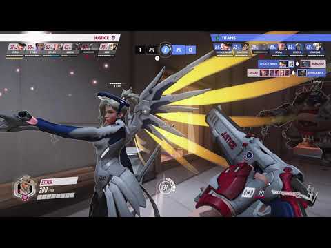 Stitch | Ashe | Oasis | Justice vs Titans | OWL 2020 | DPS | Playoff