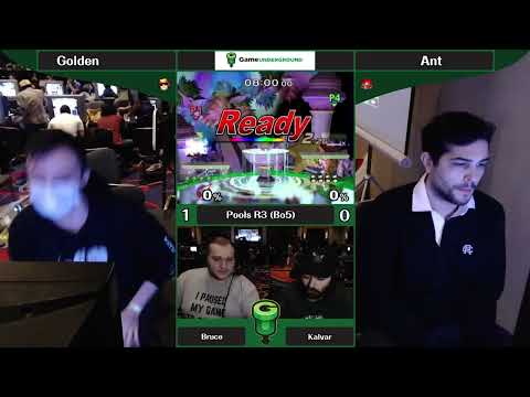 CT GamerCon 6 SSBM - Golden (C. Falcon) vs. Ant (Samus) - Melee WR3