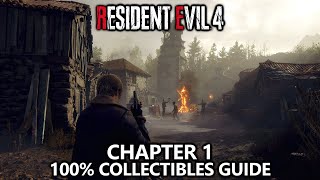 Resident Evil 4 - All Collectibles - Chapter 1 (Treasures, Castellans, Weapons, Upgrades, Recipes)