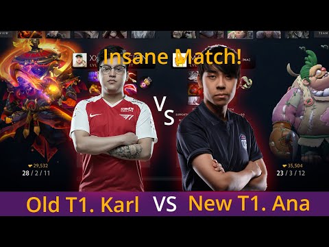 Dota 2 Live | Old T1 Karl VS New T1 Ana | Insane Game 1v5