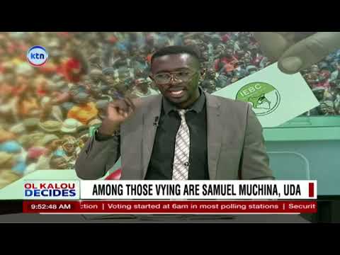 "Ile turnout ya Ol-Kalou iko very high people want to get the genuine person they need....."