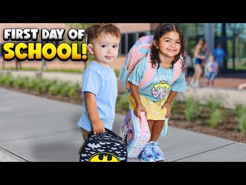 Neo & Abella's First Day of School!!!