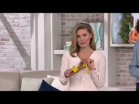 Miz Mooz Leather Knot Detail Slide Sandals - Dory on QVC