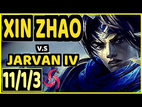 ZUAO (XIN ZHAO) vs JARVAN IV - 11/1/3 KDA JUNGLE CHALLENGER GAMEPLAY - BR