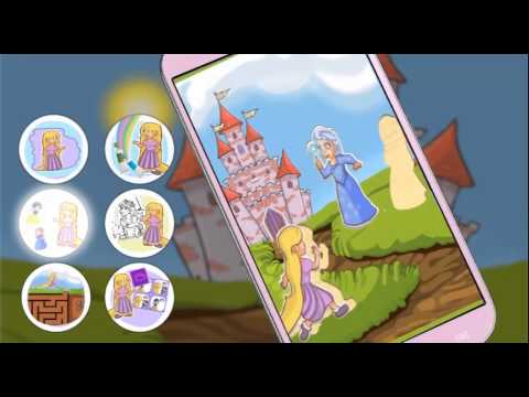 Princess Rapunzel  Interactive Mini Games Video
