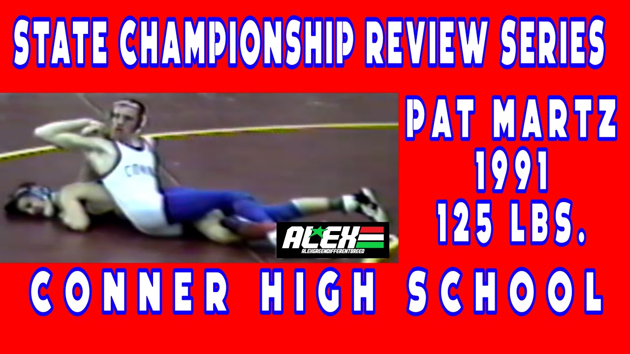 State Wrestling Championship match review w/ Pat Martz (Conner HS; 1991 125 lbs.)