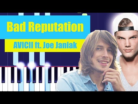 Avicii - Bad Reputation ft. Joe Janiak (Piano Tutorial) By MUSICHELP