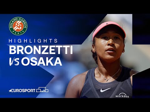 EXCELLENT VICTORY! 💪  | Lucia Bronzetti vs Naomi Osaka | Round 1 | French Open 2024 Highlights 🇫🇷