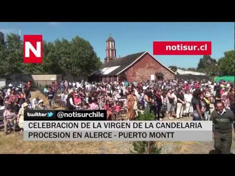 Procesion de la Virgen de la Candelaria 2013 Alerce Puerto Montt