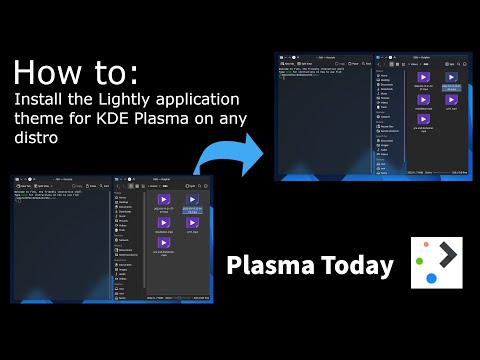 How to install Lightly for KDE Plasma