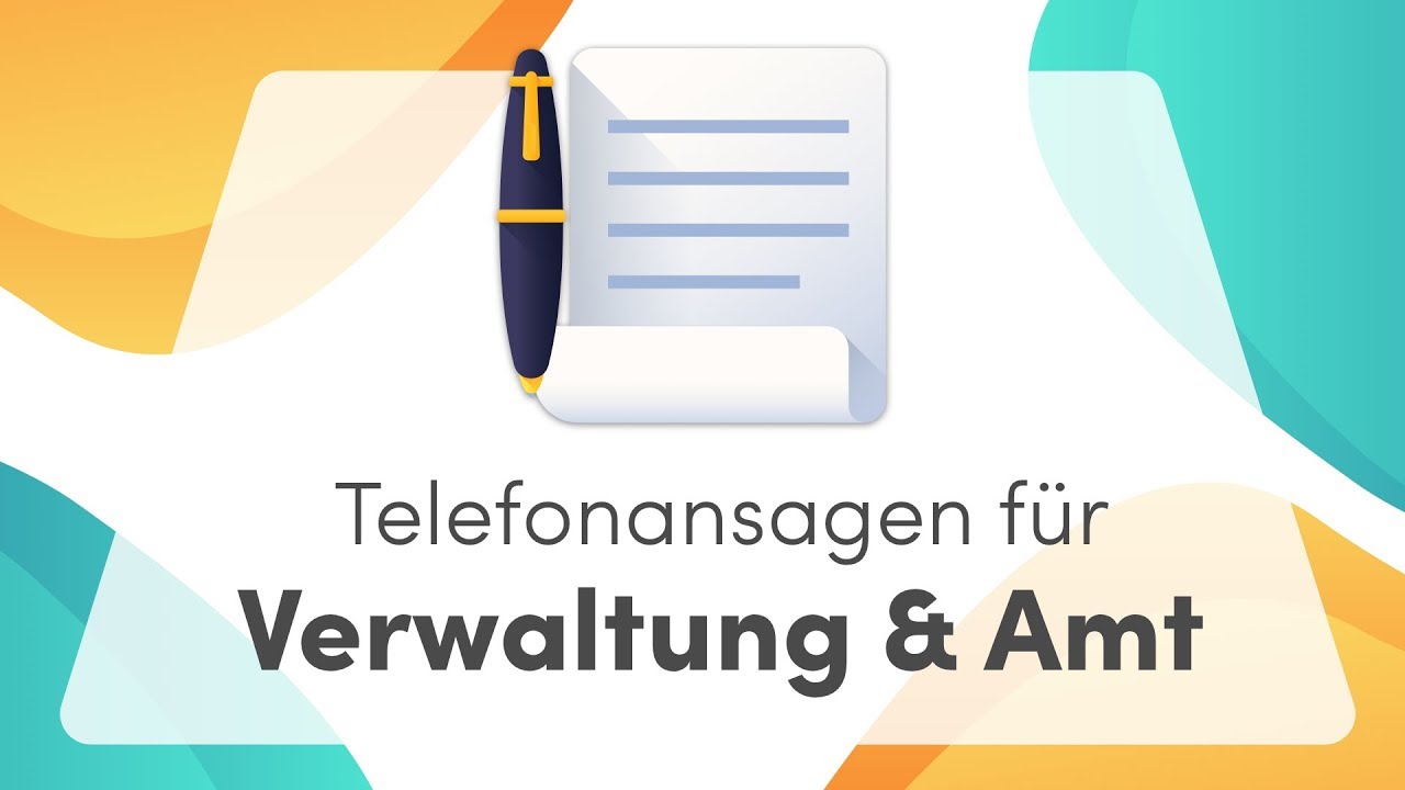 Verwaltung & Amt - YouTube Video