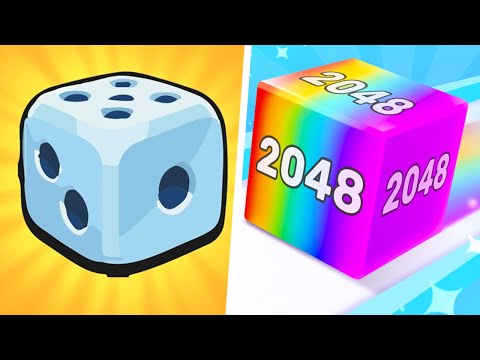 Merge & Blast vs Cube Run 2048 - Max Rolling Level Gameplay (Part 1)