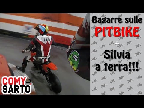 GARA CON LE PITBIKE A VIGNATE + INCIDENTE