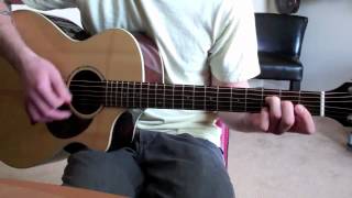 Thrice - Stare at the Sun [Acoustic] (guitar cover)